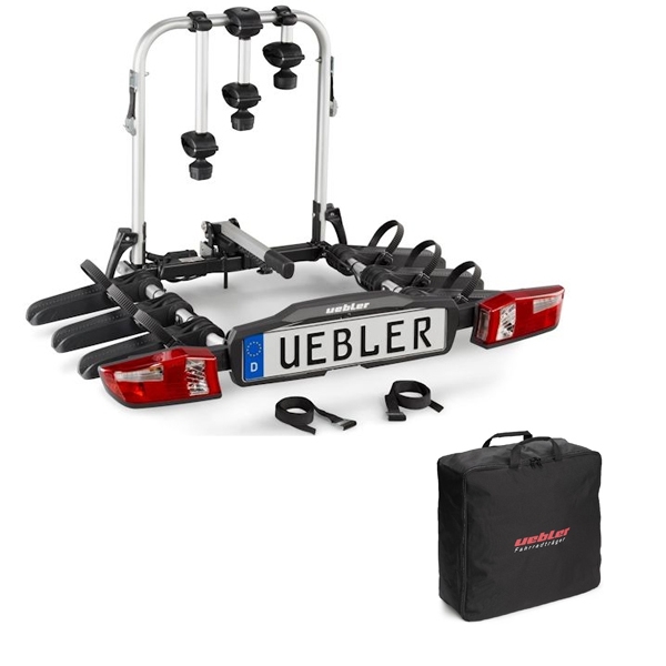 Set UEBLER F32 XL Fahrradtraeger 15850 3 Raeder faltbar inkl. Tasche