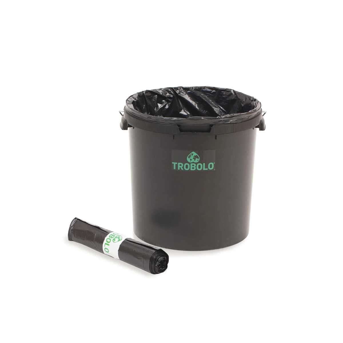 TROBOLO Inlays Gross aus recyceltem Kunststoff 11-22 L Feststoffbehaelter 3er Set