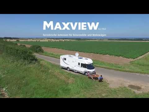 MAXVIEW Precision 55 cm Alu Spiegel mit Single LNB