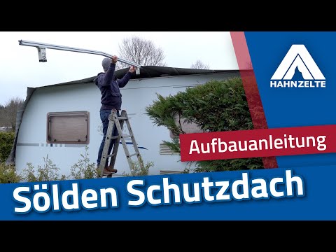 Hahn Zelte Wohnwagen Schutzdach Sölden Double 551-590 cm Gr. 6