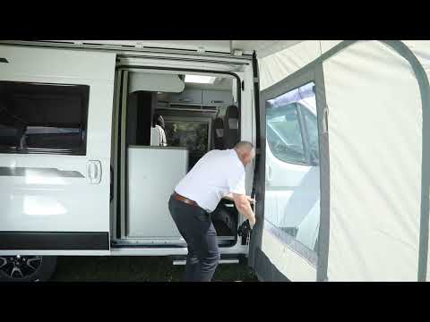 DWT Markisenzelt IT´S HOLIDAY Seitenwand Höhe L-Vans (230-250 cm) für Dachmarkise