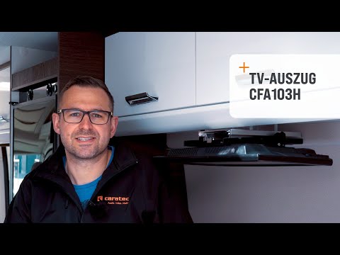 CARATEC Flex CFA103H TV-Auszug für Oberschrank, mit Pushlock Verriegelung
